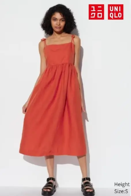 Сукня з лляної суміші uniqlo