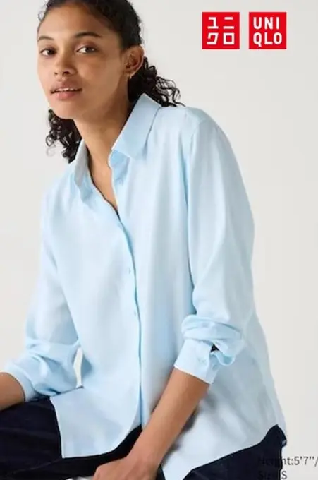 Блузка uniqlo з віскози