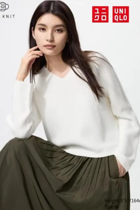 Бавовняний светр 3d в'язки uniqlo