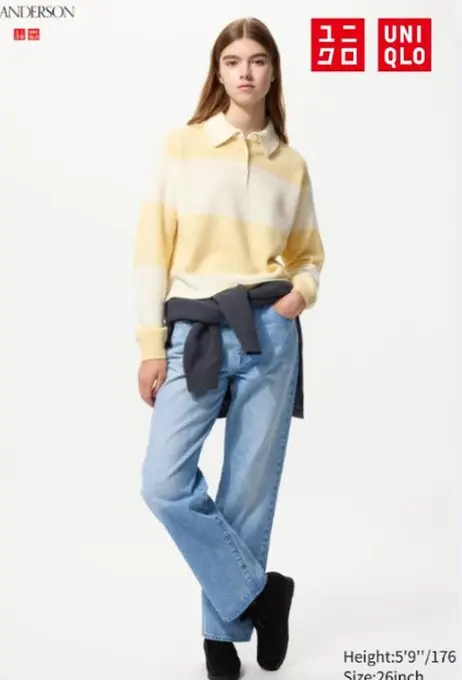 Прямі джинси uniqlo та відомого британського дизайнера jw anderson
