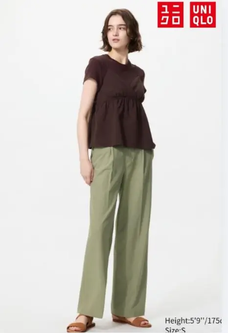 Широкі штани uniqlo
