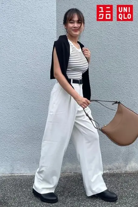 Широкі штани uniqlo