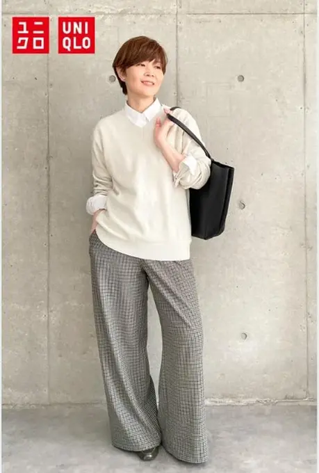 Широкі штани uniqlo
