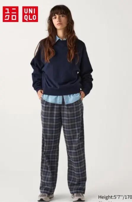 Фланелеві штани uniqlo