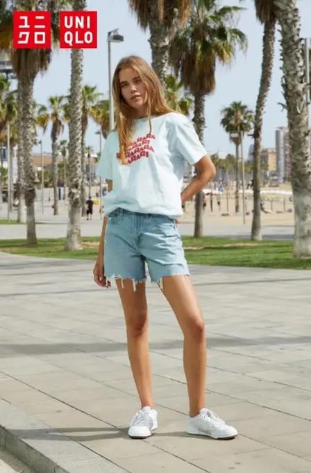 Шорти high rise uniqlo