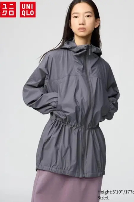 Оверсайз-парка із захистом від ультрафіолету uniqlo
