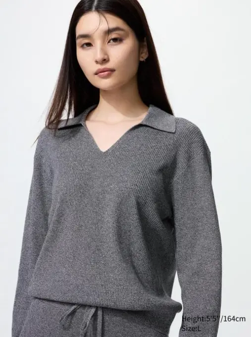 Костюм uniqlo (светр-поло + брюки), розмір м