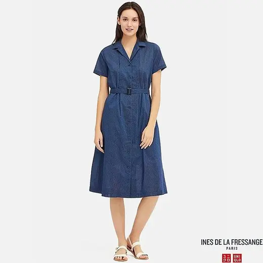 Сукня з м'якою фактурою.спільний бренд інес фасанж.uniqlo