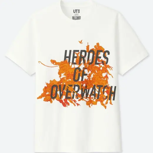 Uniqlo чоловіча футболка blizzard heroes overwatch
