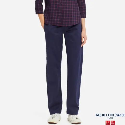 Серія колаборацій з інес фасанж,жіночі бавовняні штани uniqlo