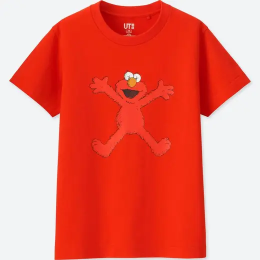 Kids kaws x sesame street ut (футболка з коротким рукавом) 9-10 ,11-12